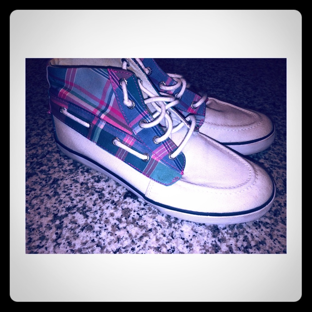 Ralph Lauren Plaid Boat Shoe
